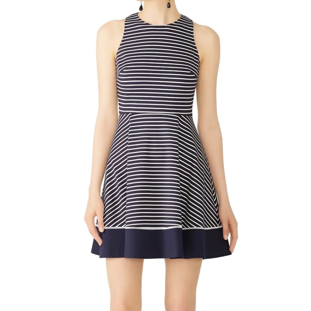 Kate Spade Broome Street Stripe Ponte Dress